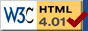 Valid HTML 4.01!